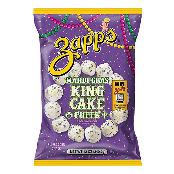 Zapp's King Cake Puffs - 12 OZ