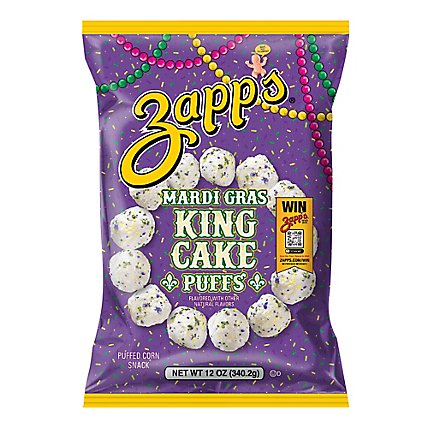 Zapp's King Cake Puffs - 12 OZ - Image 1