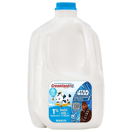 Creamland 1% Lowfat Milk - 1 Gallon