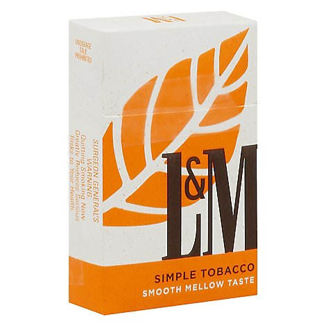 L&m Simple Orange Box Cigarettes - CTN