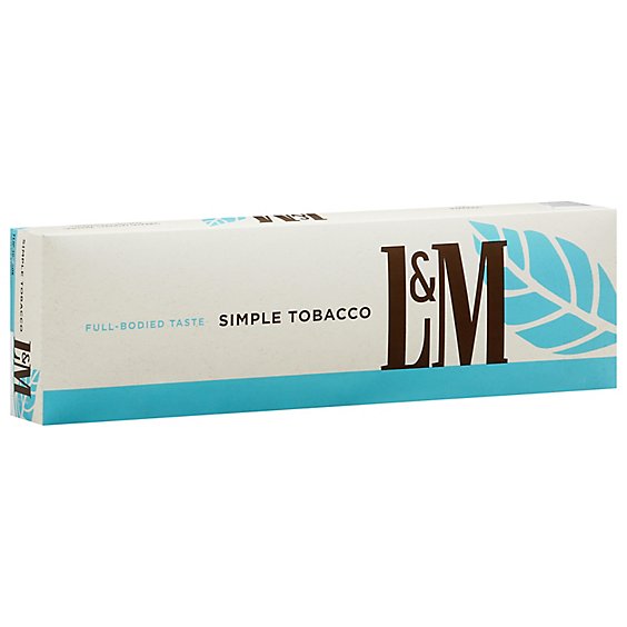 L&m Simple Blue Box Cigarettes - CTN