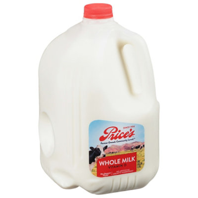 Price's Whole Milk with Vitamin D Jug - 1 Gallon - Image 2
