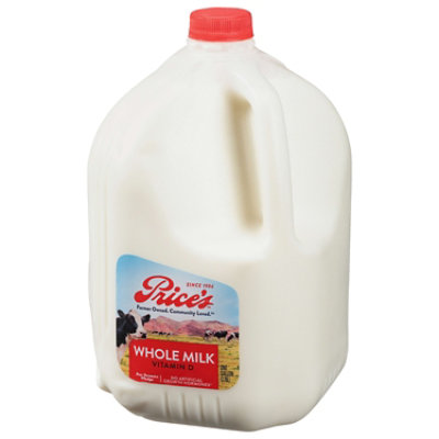 Price's Whole Milk with Vitamin D Jug - 1 Gallon - Image 4