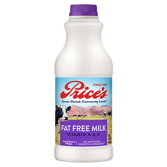Price's Skim Milk - 1 Quart