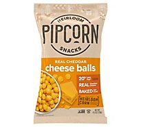Pipcorn Cheddar Cheese Balls - 4.5 OZ