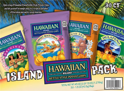 Hawaiian Kettle Chip Variety Pack - 1.5 OZ - Image 6