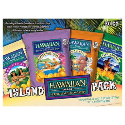 Hawaiian Kettle Chip Variety Pack - 1.5 OZ