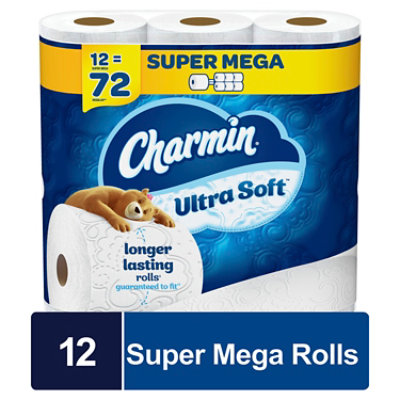 Charmin Bath Tissue Ult Soft Sup Mg 12rl - 12 RL