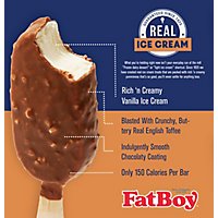 The Original Fatboy Toffee Sundae On A Stick Ice Cream Bar. Six Bars Per Pack - 15 FZ - Image 6