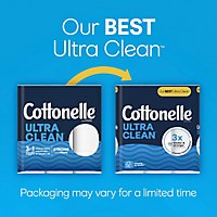 Cottonelle Ultra Clean Toilet Paper Mega Rolls - 12 Count - Image 2