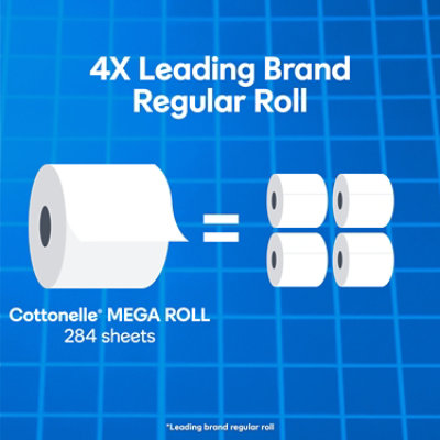 Cottonelle Ultra Clean Toilet Paper Mega Rolls - 12 Count - Image 2