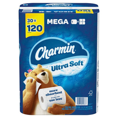 Charmin Bath Tissue Ult Soft Mega 30rl - 30 Roll - Image 3