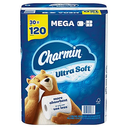Charmin Bath Tissue Ult Soft Mega 30rl - 30 RL - Image 2