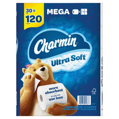 Charmin Bath Tissue Ult Soft Mega 30rl - 30 Roll - Image 2