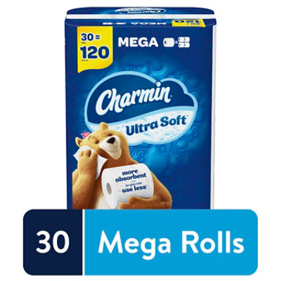 Charmin Bath Tissue Ult Soft Mega 30rl - 30 Roll