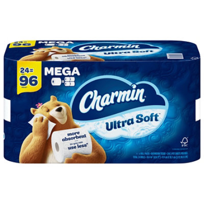 Charmin Bath Tissue Ult Soft Mega - 24 Roll - Image 3