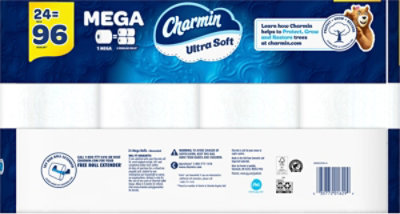 Charmin Bath Tissue Ult Soft Mega - 24 Roll - Image 4
