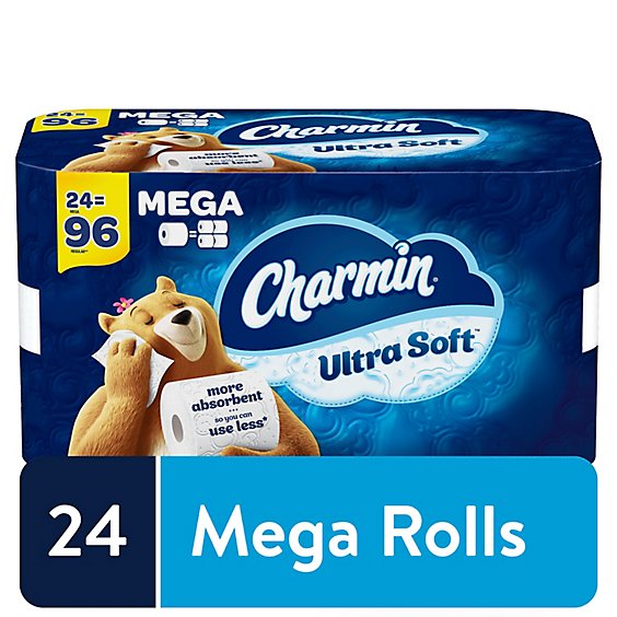 Charmin Bath Tissue Ult Soft Mega 24rl - 24 RL