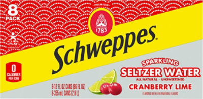 Schweppes Sprklg Cran Lime - 8-12 FZ - Image 6