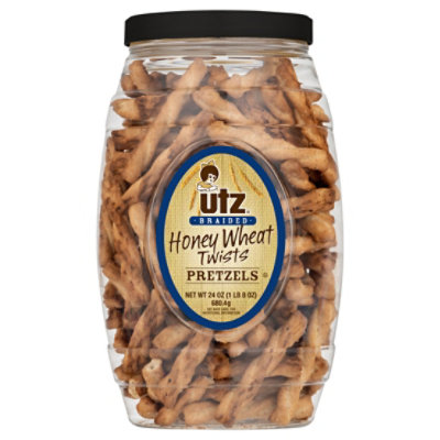 Utz Hny Wheat Pretzel Brl - 24 OZ - Image 3