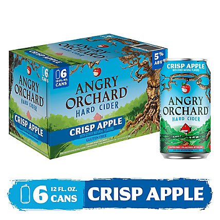 Angry Orchard Crisp Apple Hard Cider In Cand - 6-12 FZ - Image 2