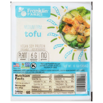 Franklin Farms Tofu Medium Firm - 16 OZ - Image 1