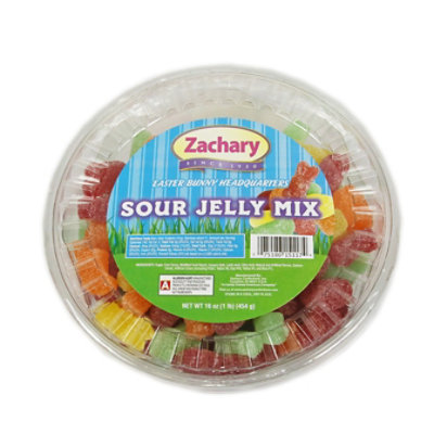 Zachary Confections Inc Easter Sour Jelly Mix Tub - 1 LB - Image 1