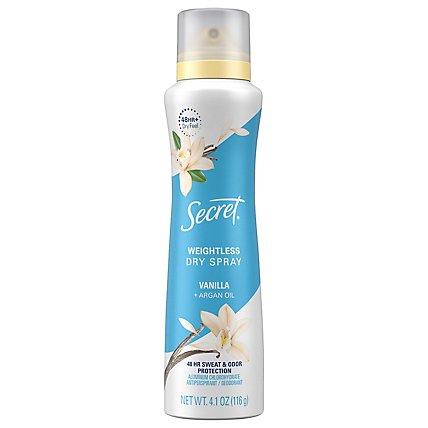 Secret Antiperspirant Deodorant Spray Vanilla - 4.1 OZ - Image 3
