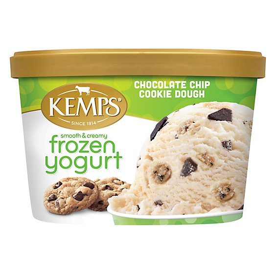 Kemps Frozen Yogurt Chocolate Chip Cookie Dough - 1.5 QT