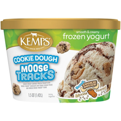 Kemps Cookie Dough Moose Tracks Frozen Yogurt - 48 Oz - Image 1