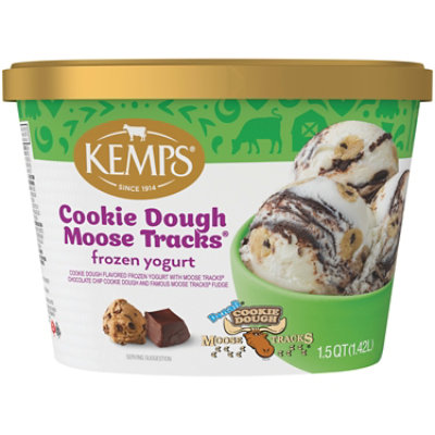 Kemps Cookie Dough Moose Tracks Frozen Yogurt - 48 Oz - Image 3