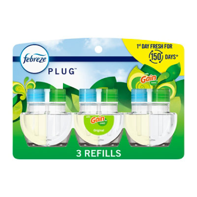 Febreze Plug Gain Original Refill Pack - 3-2.63 Oz - Image 1