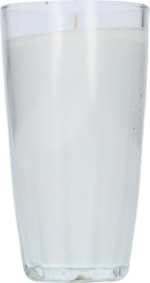Drinking Glass Candle Clear White Wax - EA - Image 3