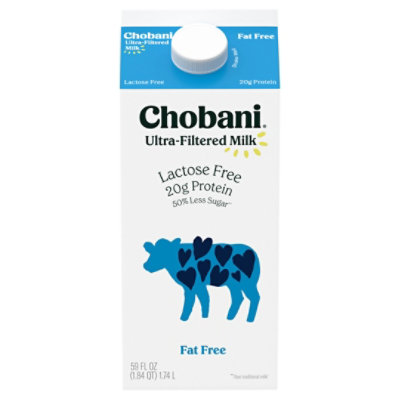 Chobani Ultra-filtered Milk Fat Free - 59 FZ