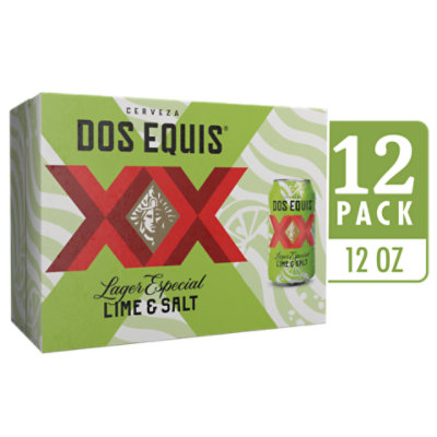 Dos Equis Lime & Salt Mexican Lager Beer Cans - 12-12 Fl. Oz. - Image 3