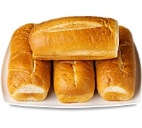 French Sandwich Rolls 4 Count - EA