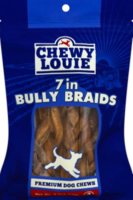 Chewy Louie 7in Braided Bully Stick 3pk - 1 EA - Image 2