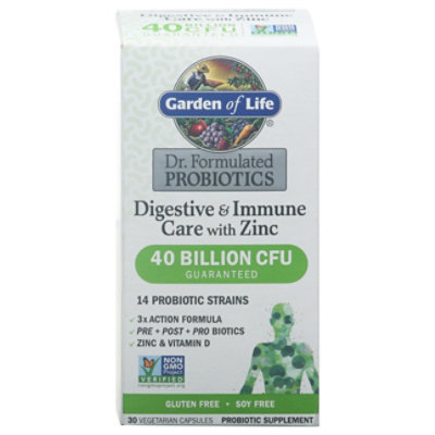 Dr Form Once Daily Digestive & Immune Plus Zinc Probiotic - 30 CT - Image 1