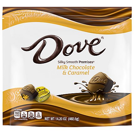 Dove Promises Milk Chocolate Caramel Stand Up Pouch - 14.2 OZ - Image 3