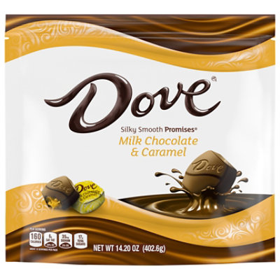 Dove Promises Milk Chocolate Caramel Stand Up Pouch - 14.2 OZ
