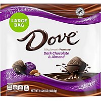 Dove Promises Dark Chocolate Almond Stand Up Pouch - 14.2 OZ - Image 2