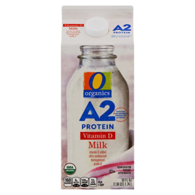 O Organics Whole Milk Vitamin D A2 Protein - 59 OZ - acmemarkets