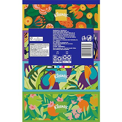 Kleenex Ultra Soft Facial Tissues Flat Box - 4-120 Count - Image 9