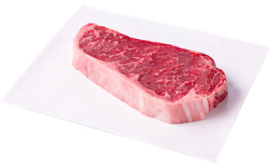 USDA Choice Beef Top Loin Ny Strip Boneless Grass Fed - 1 Lb - Image 1