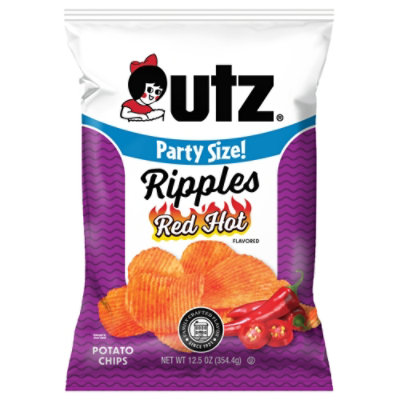 Utz Red Hot Ripple Chip - 12.5 OZ - Image 2