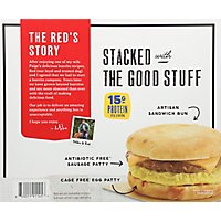 Reds Sandwich Sausage Egg Cheese 4pc - 17.24 OZ - Image 6