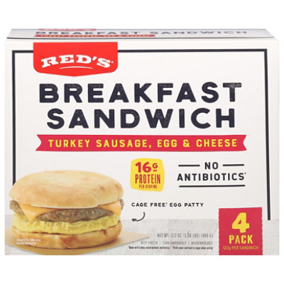 Reds Sandwich Turkey Sausage 4pc - 17.24 OZ - Image 1