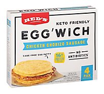Reds Sandwich Egg Chicken Chorizo 4p - 15.6 OZ