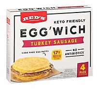 Reds Sandwich Egg Turkey Sausage 4pc - 15.6 OZ