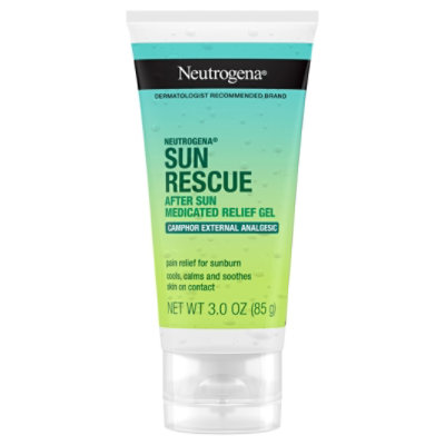 Neutrogena Sun Rescue After Sun Medicated Relief Gel Camphor - 3 OZ